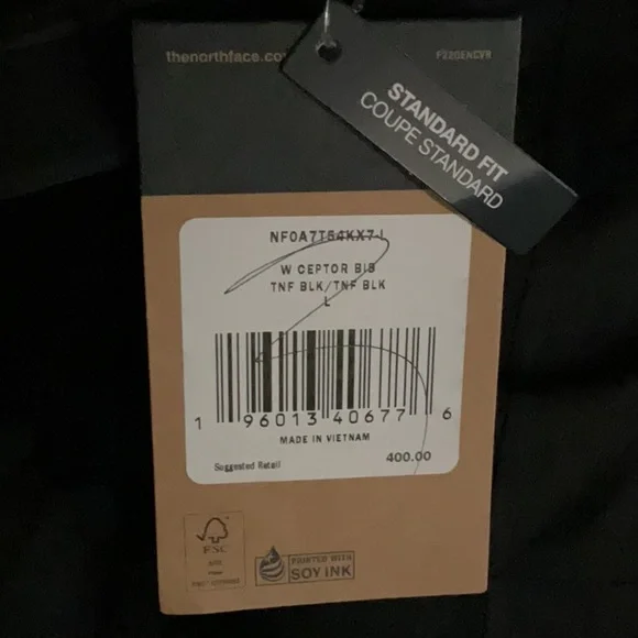 THE NORTH FACE WOMEN CEPTOR SNOW BIB PANT BLACK NWT